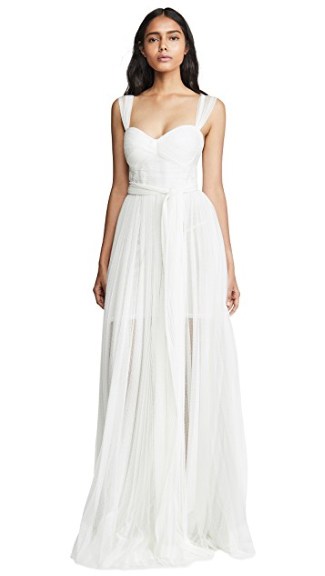 sienna white bridal dress online at Shop Bop