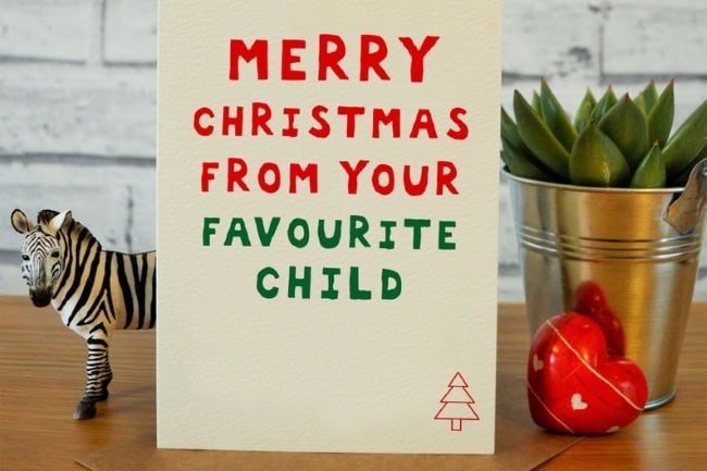 Merry-Christmas gifts for parents card
