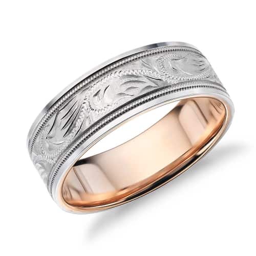52 Stylish Unique Mens Wedding Bands For 2020