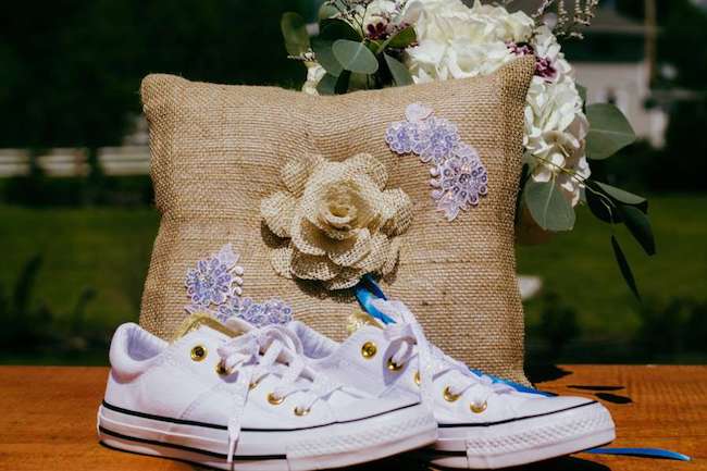 wedding-detail-tweed-ring-cushion-white-sneakers