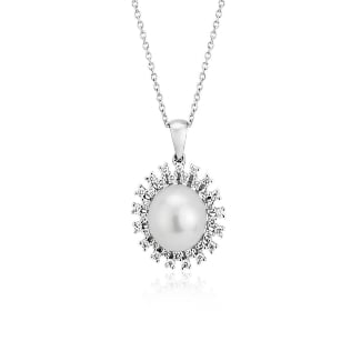 South Sea Cultured Pearl Pendant with Diamonds