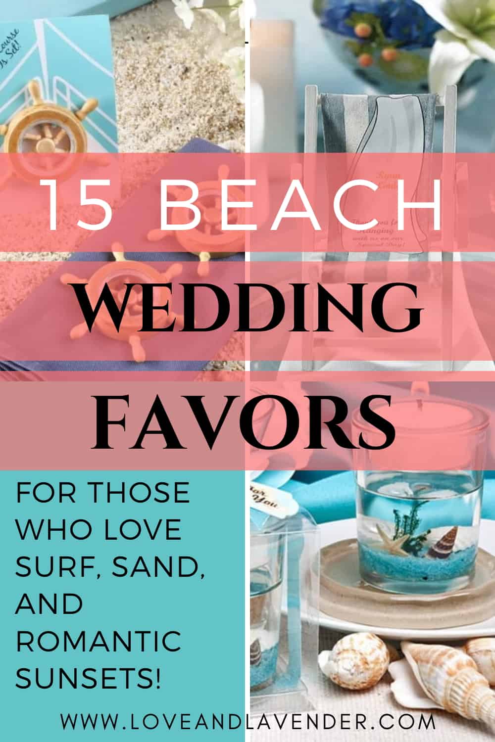 15 Beach Wedding Favors for Those who Love Surf, Sand, and Romantic Sunsets!