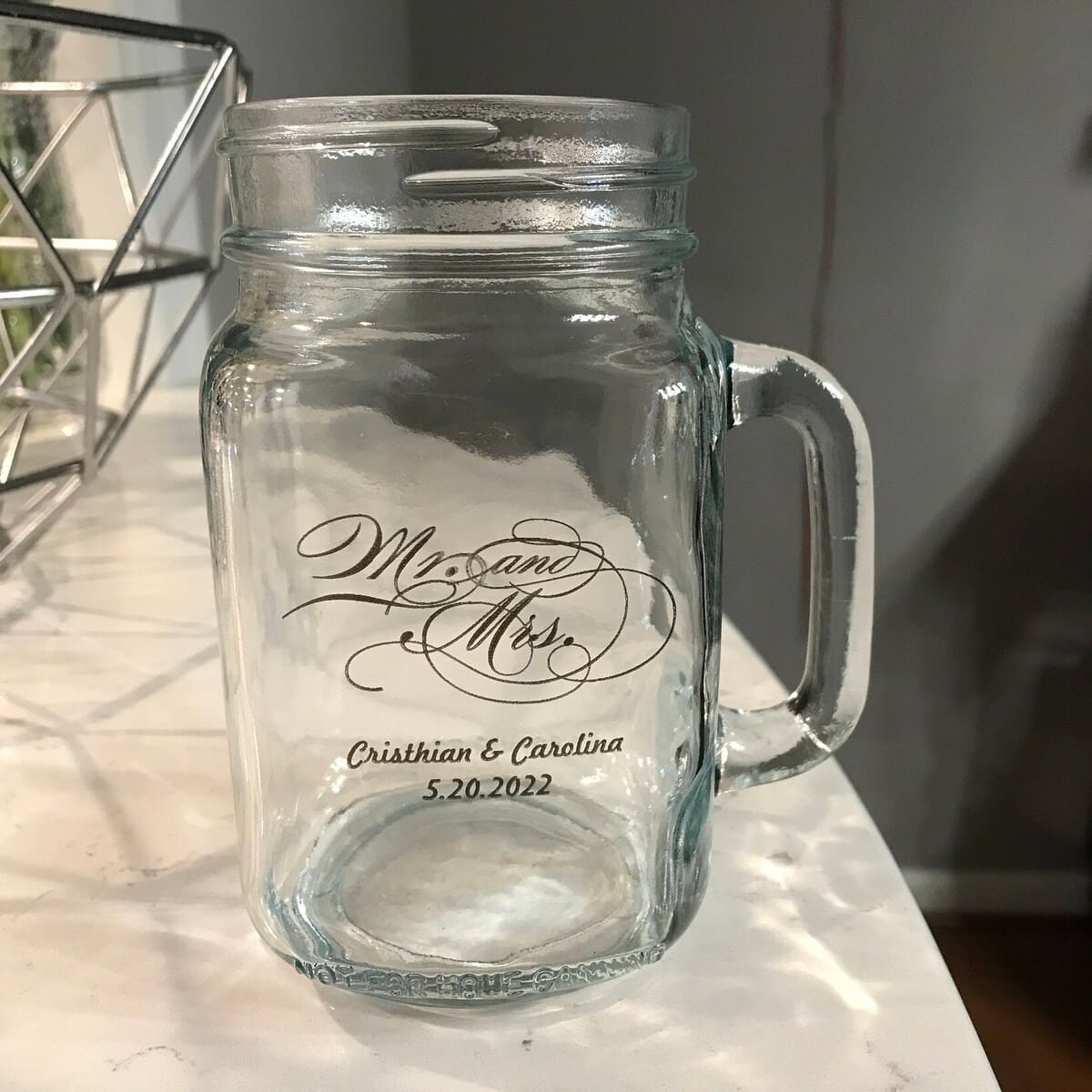 Custom Mason Drinking Jars