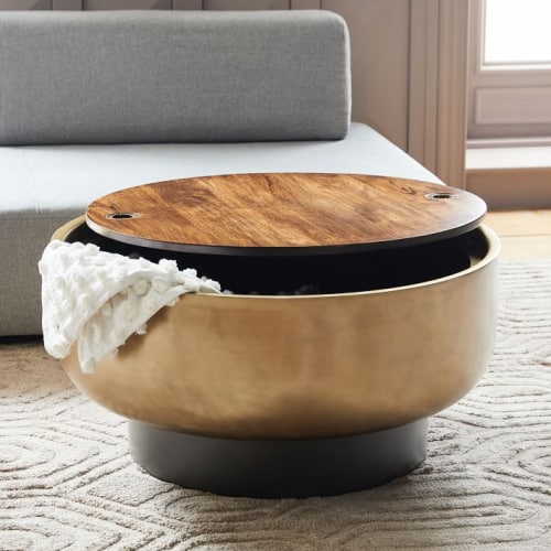 21 Unique Coffee Tables Ideas For, Round Trunk Coffee Table