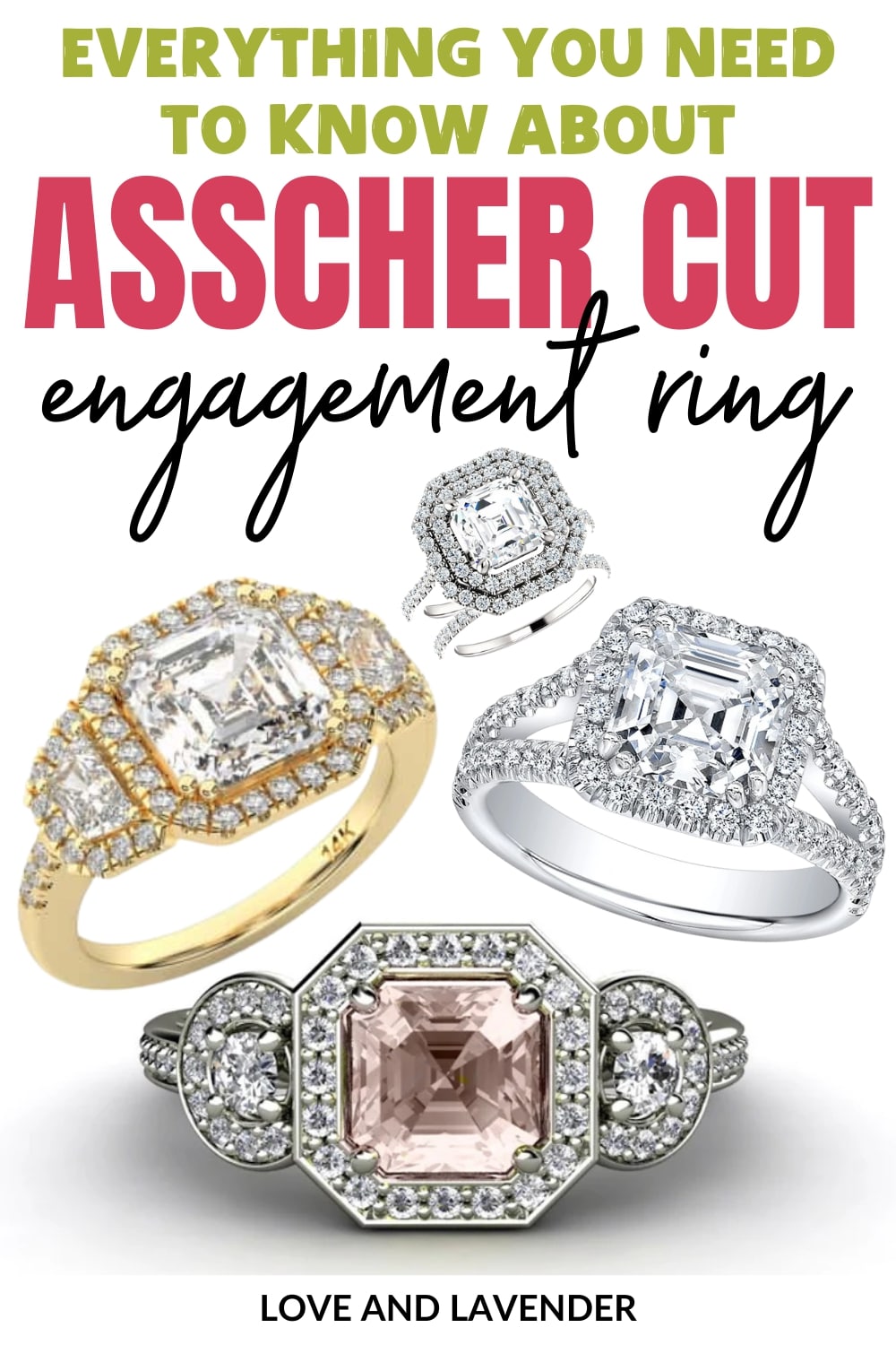 20 Alluring Asscher Cut Engagement Rings (Feminine & Meticulous!)