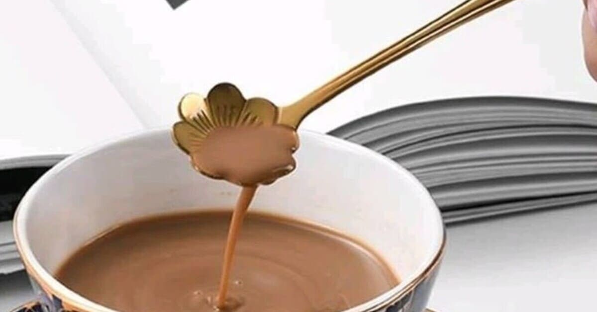 Stainless Steel Flower Coffee Spoon