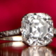 asscher cut engagement ring