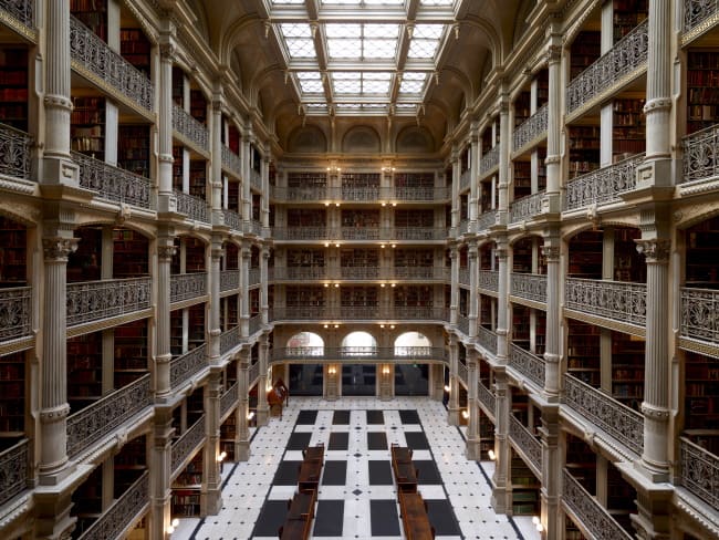 george peabody library johns hopkins university