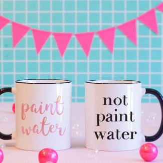 paint water mugs