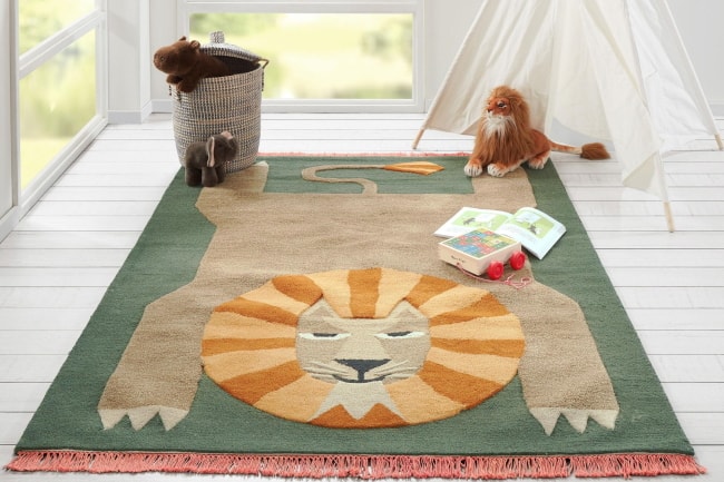 18 Soft Adorable Nursery Rugs For, Round Black And White Rug Nursery