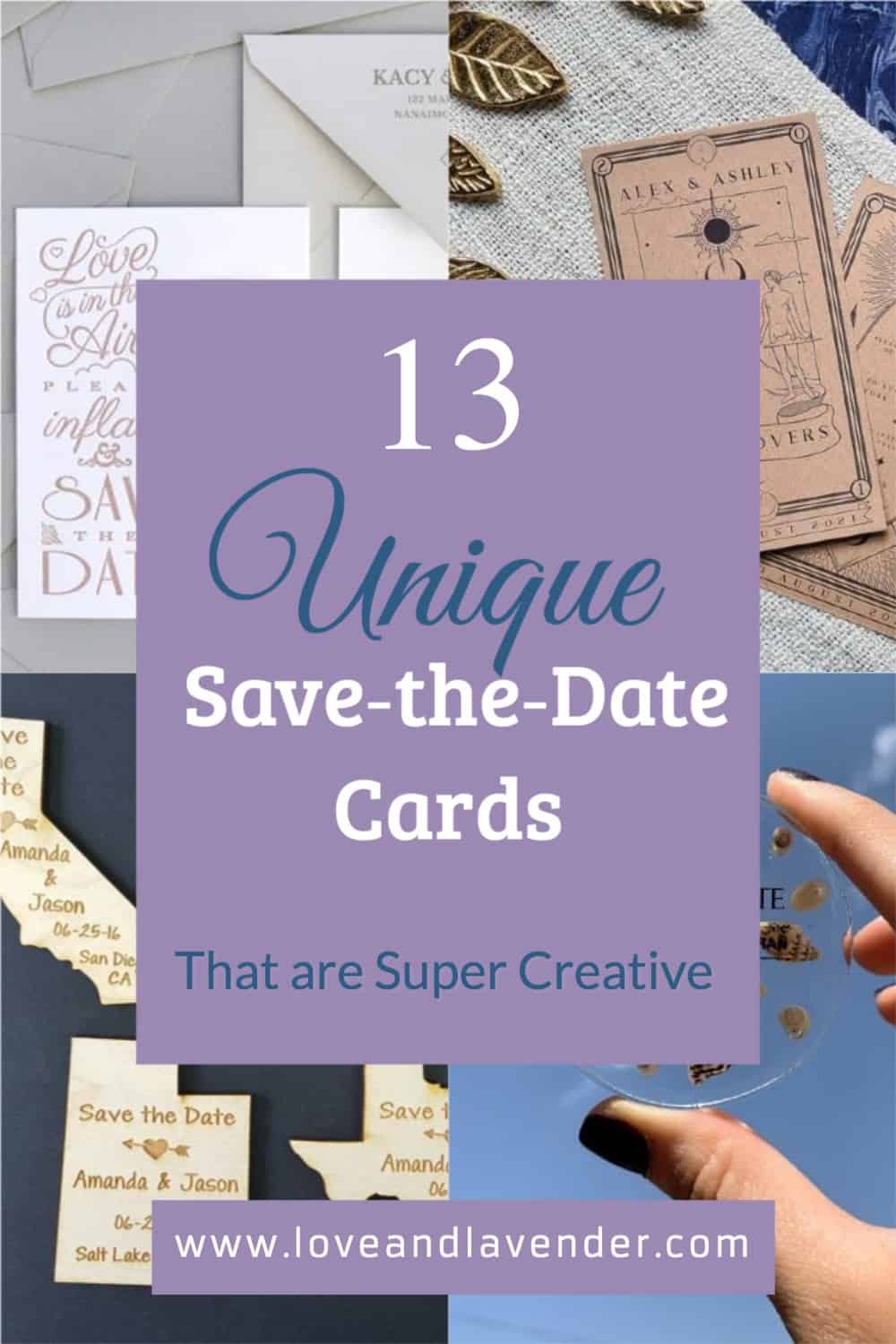 16 Unique Save-the-Date Cards that are Super Creative!