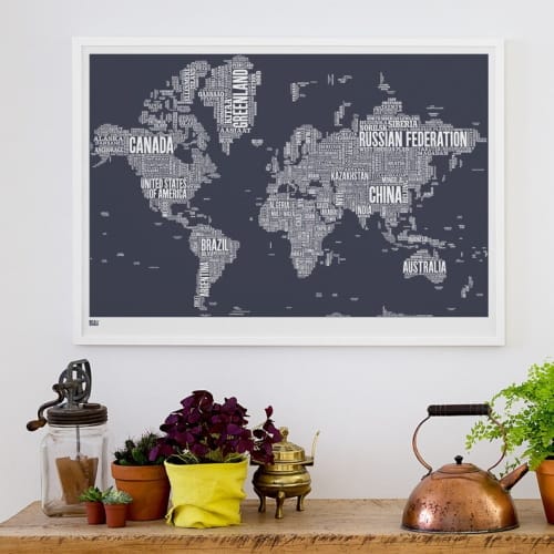 16 World Map Art Ideas to Inspire Your Inner Nomad! Love & Lavender