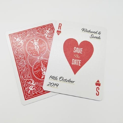 Playing Card Save-the-Dates
