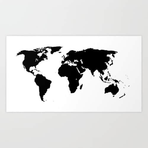16 world map art ideas to inspire your inner nomad love lavender