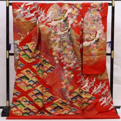 Japanese Kimono Robe Red