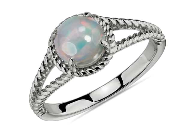 US Size 6-9 Lucky Colors Stone Women Silver Ring Filled Wedding 925 Jewelry Gift 