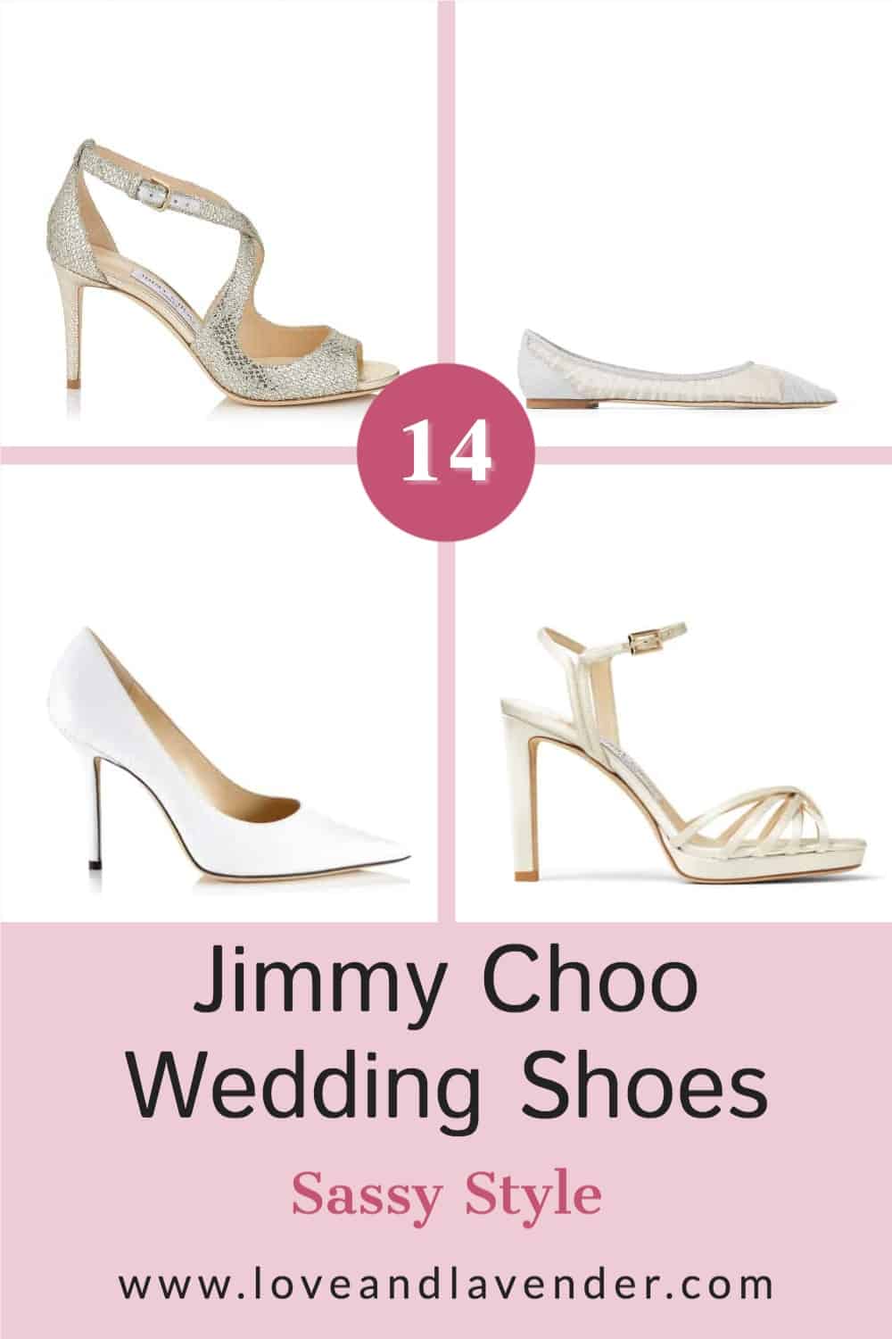 pinterest pin - jimmy choo wedding shoes