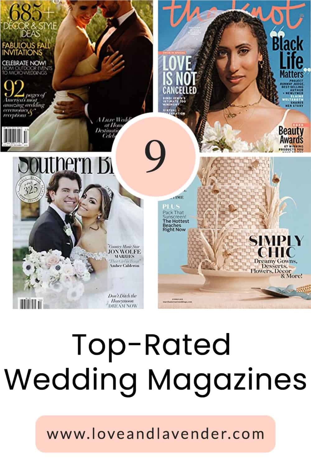 pinterest pin - wedding magazines