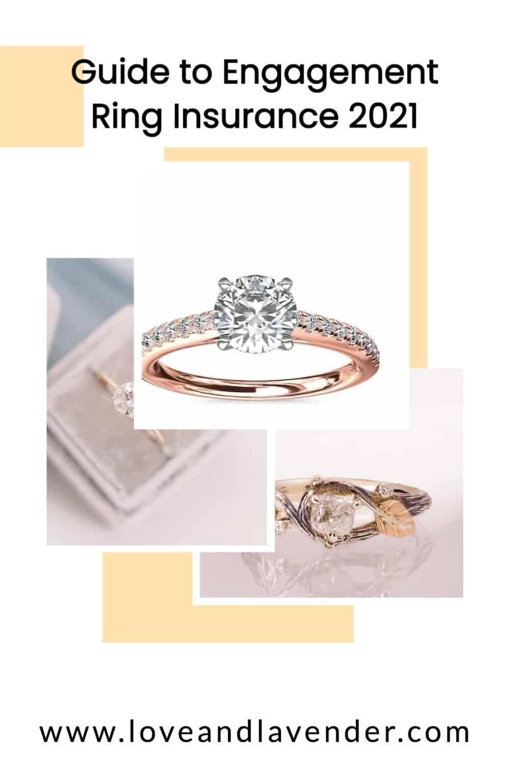 pinterest pin - guide to engagement ring insurance