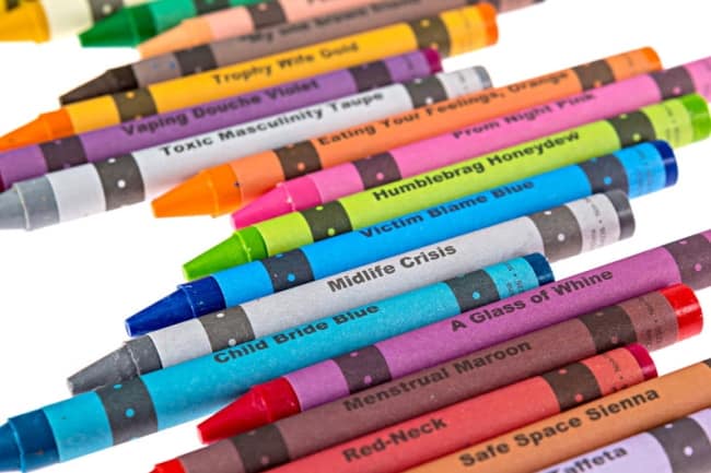 offensive-ish crayons