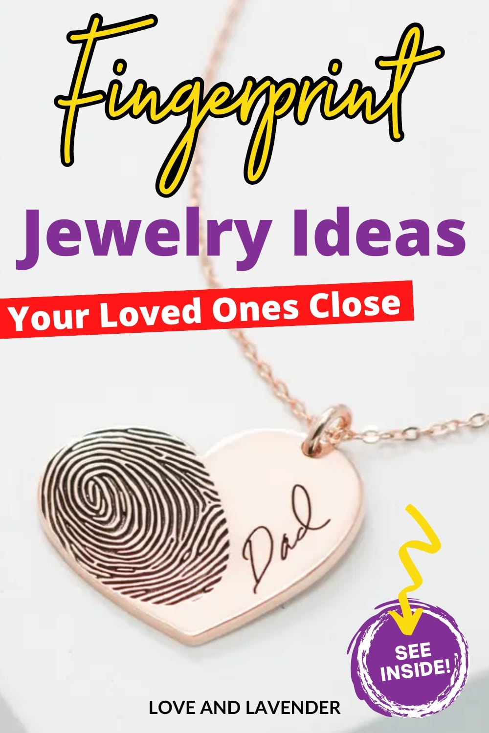 16 Fingerprint Jewelry Ideas to Keep Your Loved Ones Close