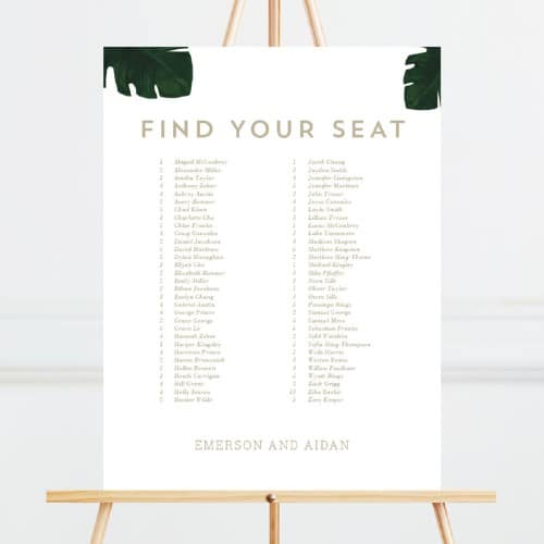Tropical Palm Destination Wedding Style