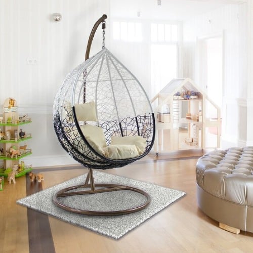 Cortinas Black and White Teardrop egg chair