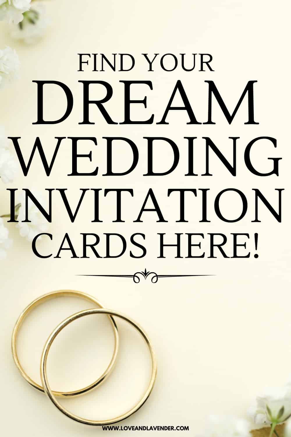 pinterest pin - unique wedding invitations