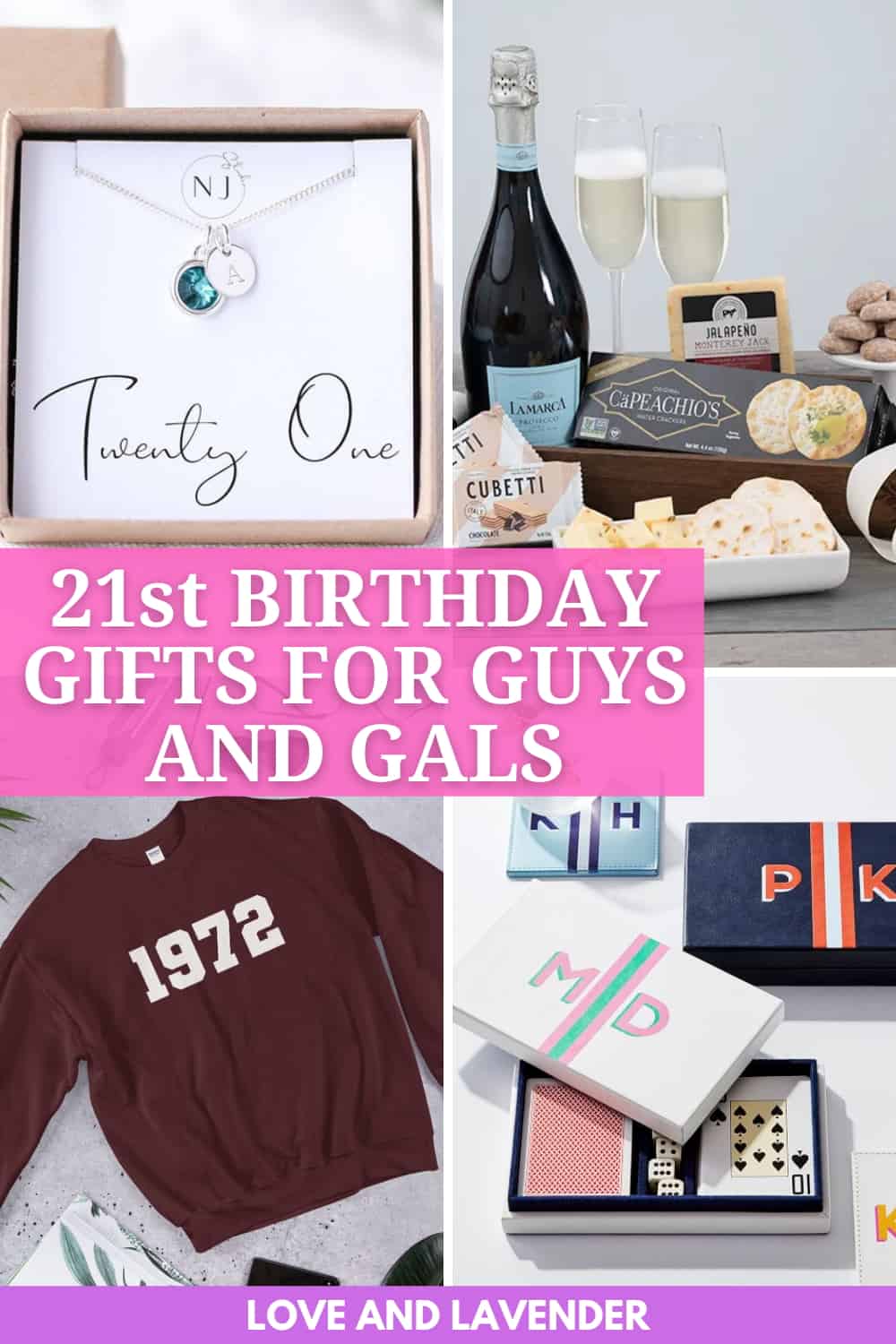 pinterest pin - 21st birthday gift ideas