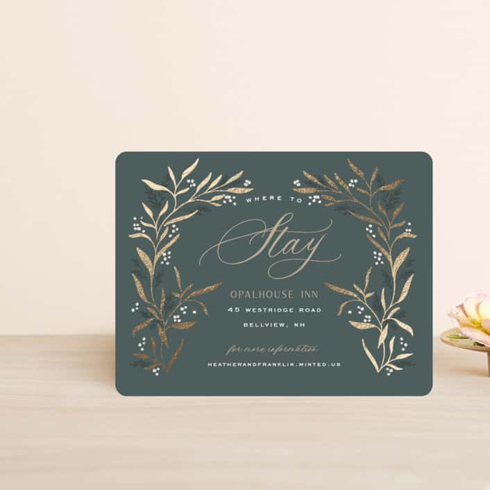 Gilded Where to Stay Card