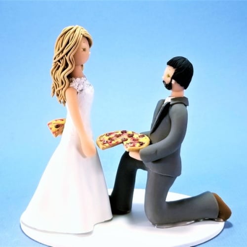 Pizza Delivery Cake Topper