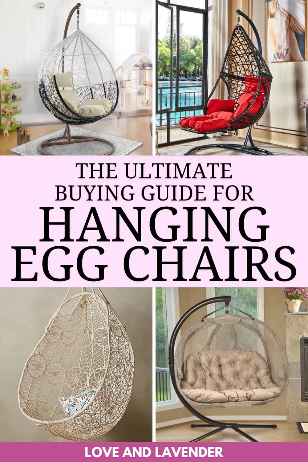 pinterest pin - hanging egg chairs