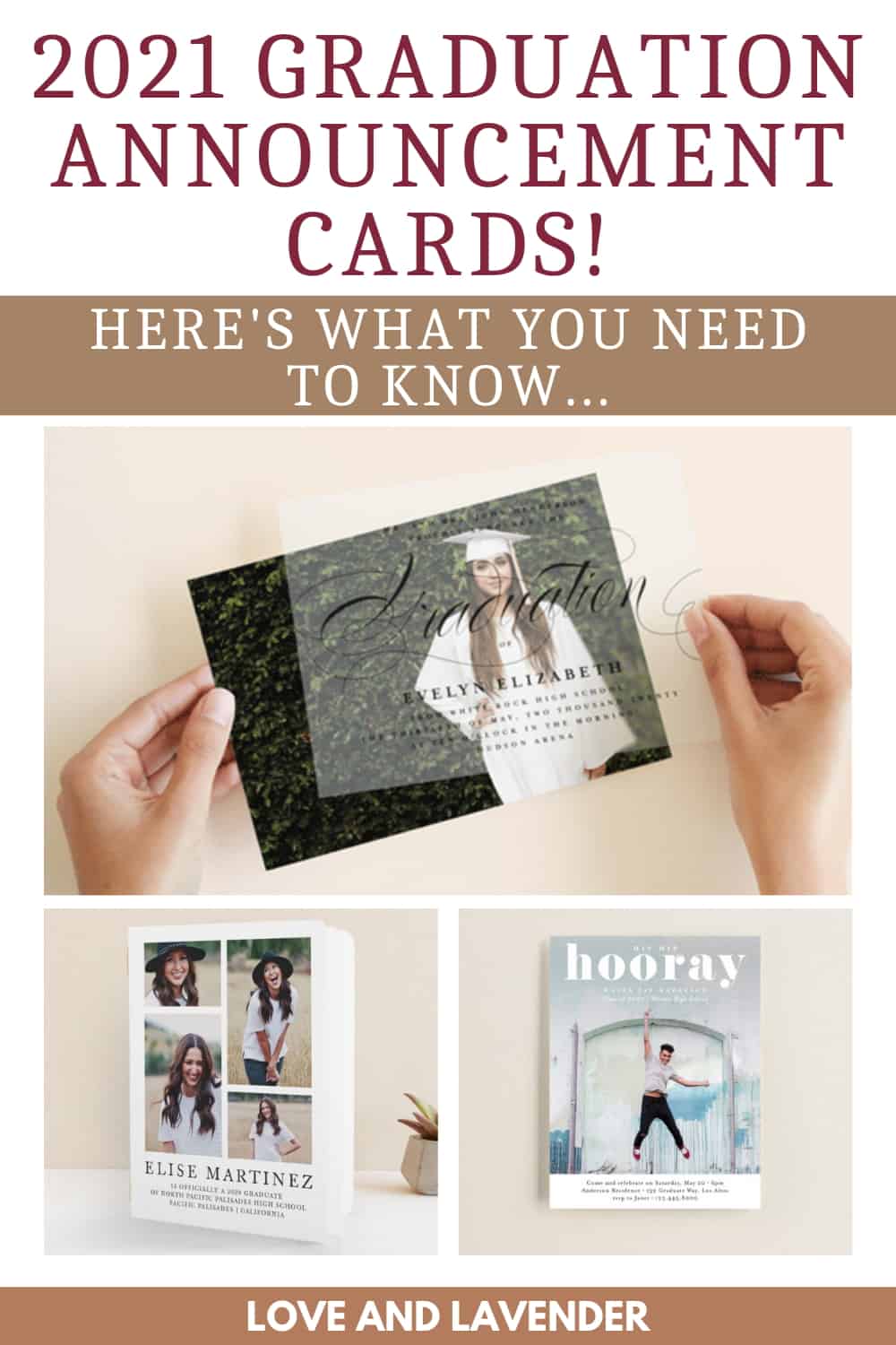 pinterest pin - graduation cards