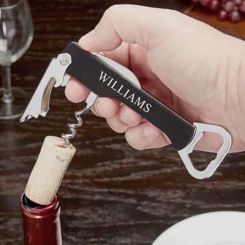 personalized bottle opener and multitool