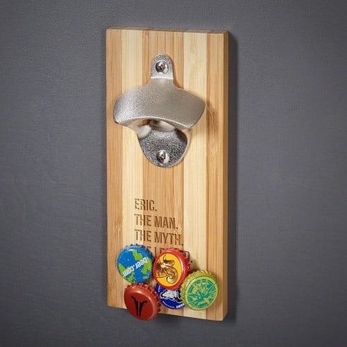 personalized bottle opener wall mounted