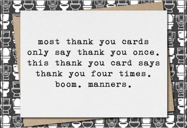 Most Thank You Cards