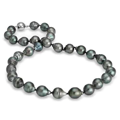 Black Tahitian Cultured Pearl Necklace