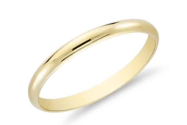 18k Gold Classic Wedding Ring