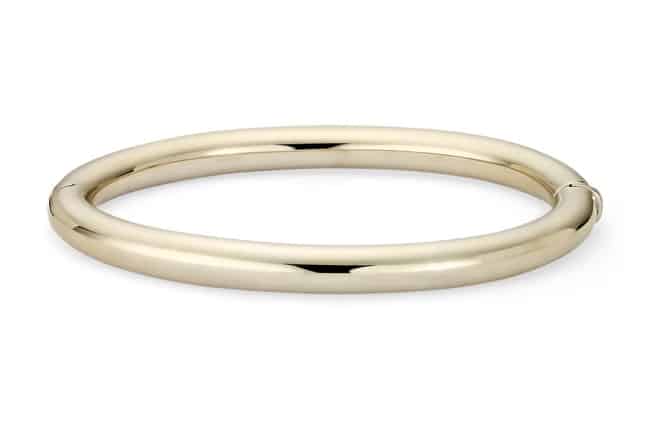oval hinge bangle bracelet