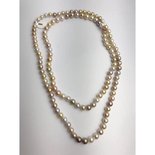 Golden South Sea Pearl Necklace Strand