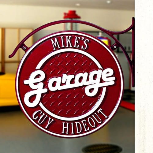 garage sign