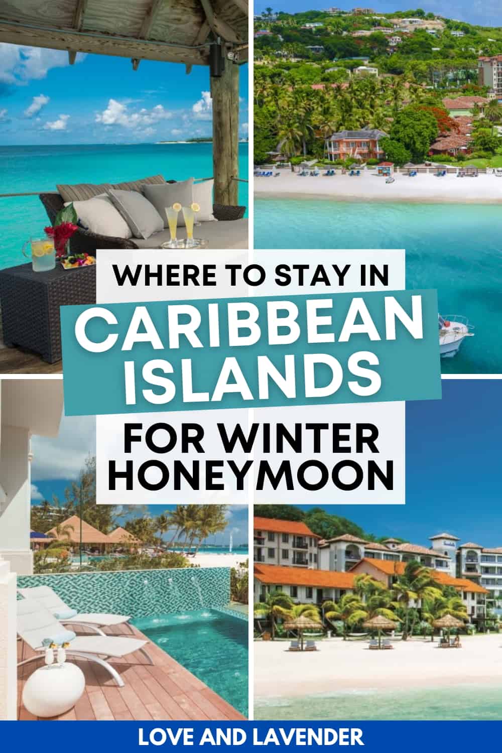 pinterest pin - caribbean honeymoon