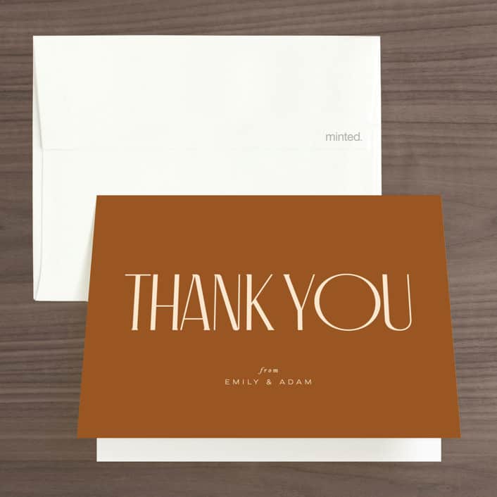 Classic Touch Wedding Thank You Cards