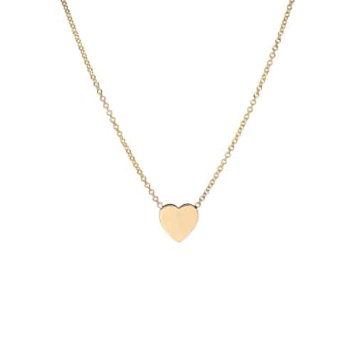 Ожерелье Dainty Heart из 14-каратного золота