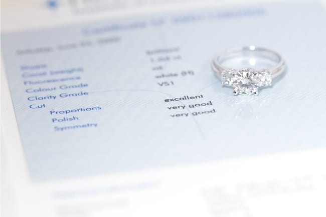 diamond on diamond certificate