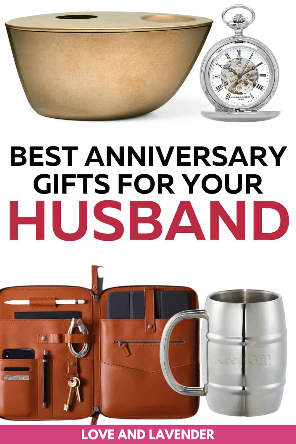 Pinterest pin - gift ideas for husband