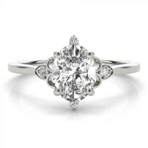 Lacey Oval Lab Diamond Ring 