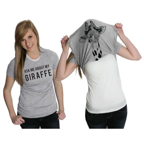 Giraffe Flip Shirt