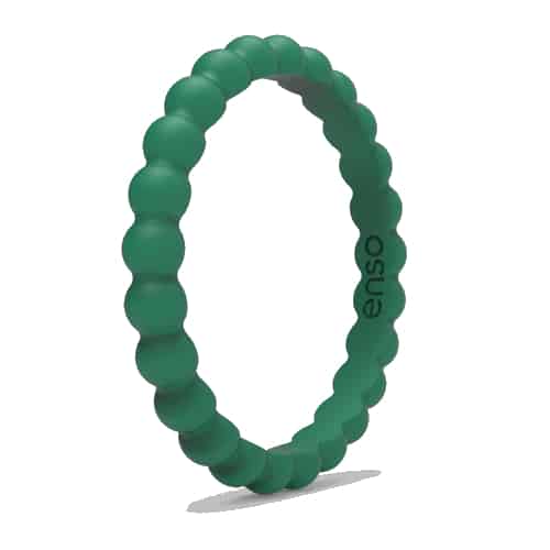 BEADED STACKABLE SILICONE RING