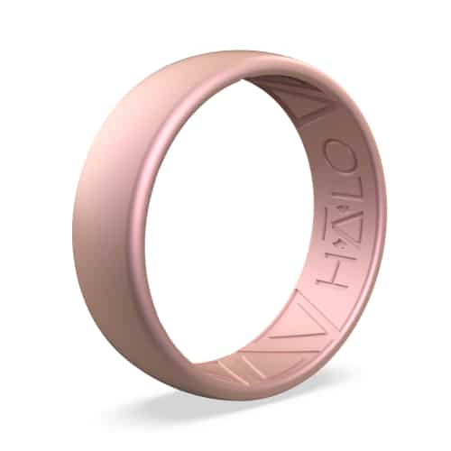 Rose Gold Silicone Ring